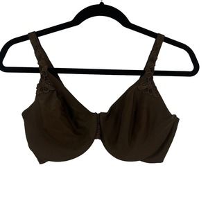 Sweet Nothings No Padding Underwire‎ Bra Dark Brown Lace Comfort Women's 40C